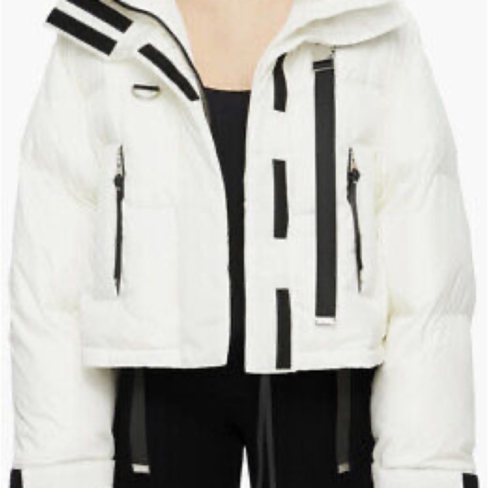 Shoreditch Ski Club Women's White and Black Jacket